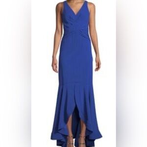 Shoshanna Cobalt Blue Sleeveless High Low Dress